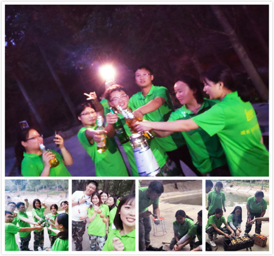 訓練營舉辦燒烤夜宴