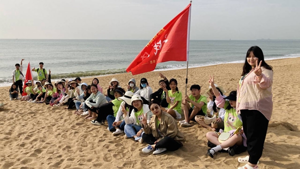 易視界青島沙灘月度嘉獎會進行中