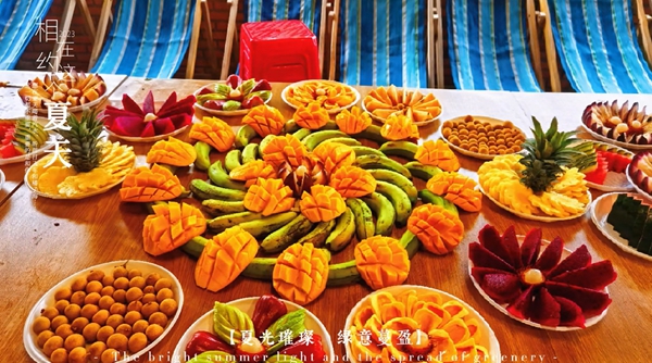 易視界精英集體實(shí)現(xiàn)水果自由日，享受水果的甜